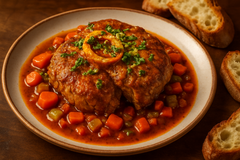 Ossobucco cooked