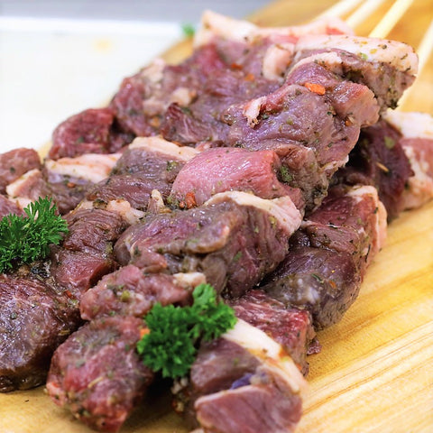 Lamb Souvlaki Skewers