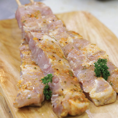 Lemon Pepper Chicken Skewers